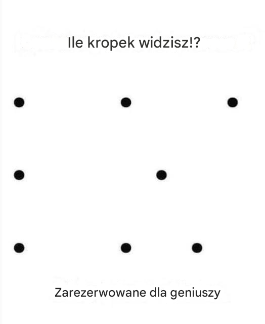 Czy potrafisz zgadnąć, ile punktów jest w poniższym teście? Niewielu było w stanie to rozwiązać