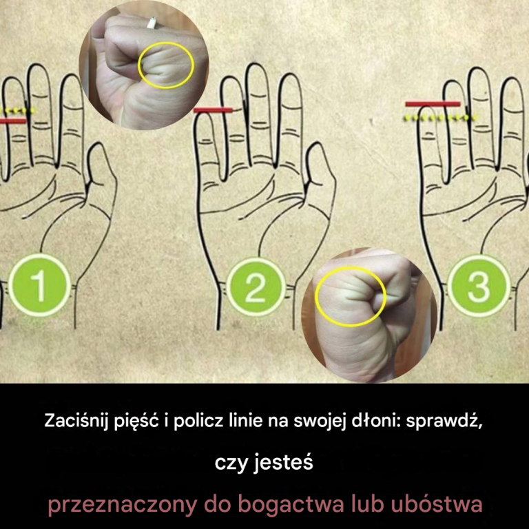Zaciśnij pięść i policz linie na swoich dłoniach: Dowiedz się, czy jesteś przeznaczony do bogactwa czy biedy