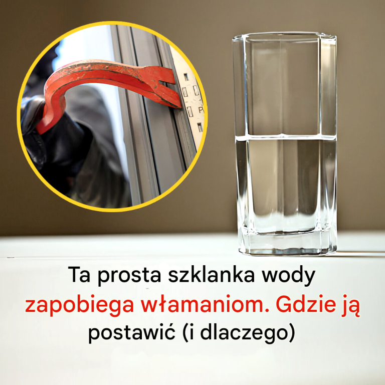 Ta prosta szklanka wody zapobiega włamaniom. Gdzie ją postawić (i dlaczego)