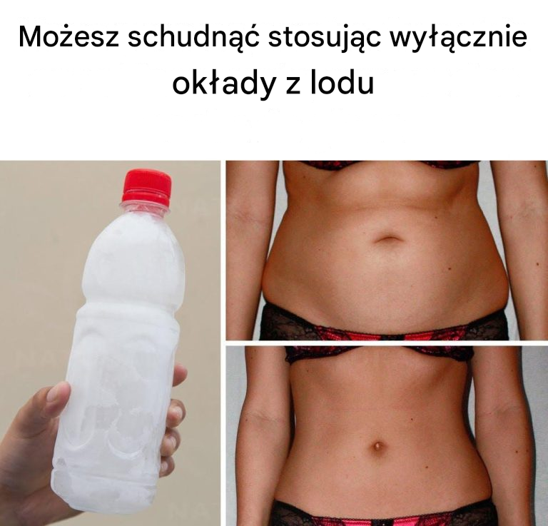 Możesz schudnąć stosując wyłącznie okłady z lodu