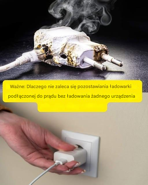 Dlaczego nigdy nie należy pozostawiać podłączonego kabla telefonu komórkowego