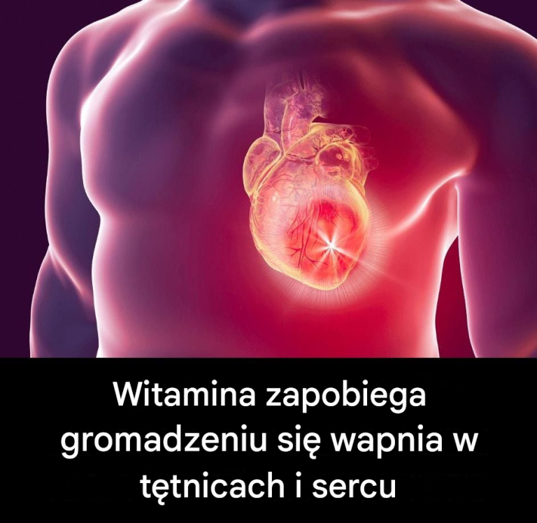 Witamina zapobiega gromadzeniu się wapnia w tętnicach i sercu