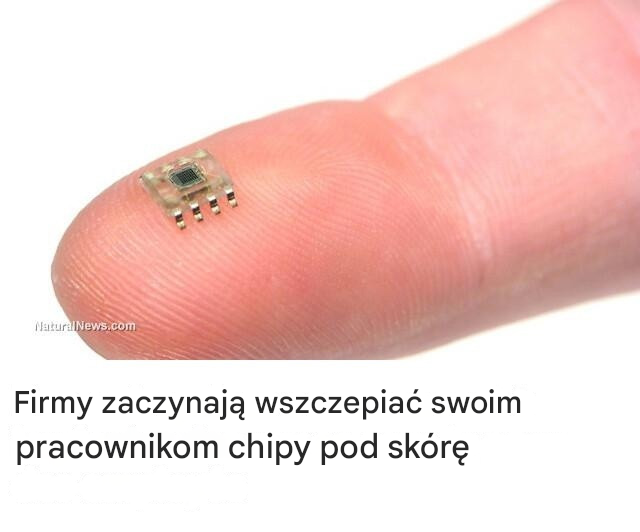 Firmy zaczynają wszczepiać swoim pracownikom chipy pod skórę