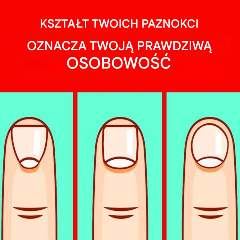 Kształt paznokcia mówi nam o stanie naszego umysłu i osobowości Link do przepisu znajdziesz w pierwszym komentarzu👇